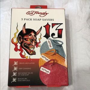 Ed‎ hardy 3pack deep cleansing soap savers new